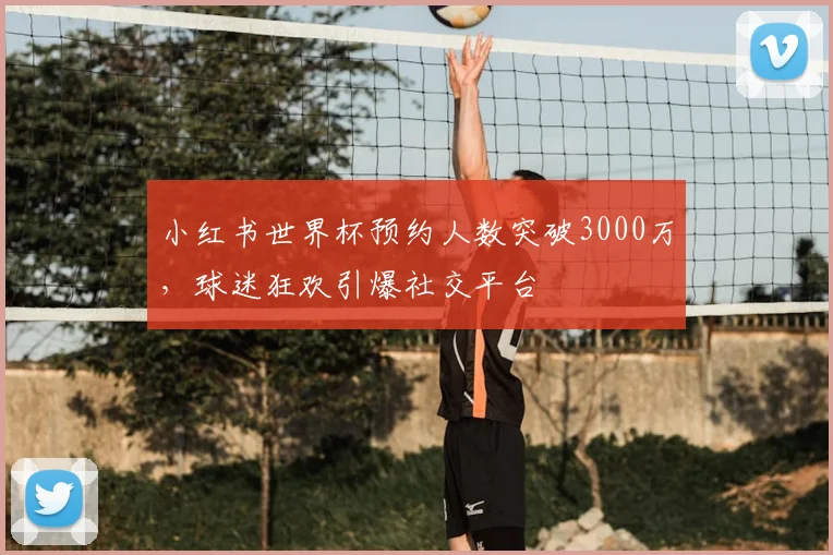 小红书世界杯预约人数突破3000万，球迷狂欢引爆社交平台